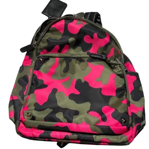 Candy Couture Camouflage Pink/Green Backpack With‎ Black Straps thumbnail 1