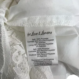 For Love and Lemons Mimi Mini White Lace Dress Size Medium NWT thumbnail 8