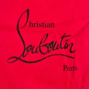 Christian Louboutin Red Drawstring Dust Bag 9"x14" thumbnail 5