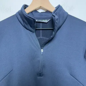 Helly Hansen‎ Women Pullover XL Blue Polartec Quarter Zip Fleece Winter Gorpcore thumbnail 2