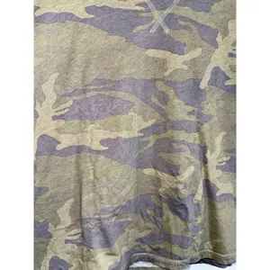 Abercrombie & Fitch Green Camo Camouflage Crop Long Sleeve T-Shirt Womens Size M thumbnail 5