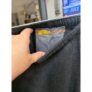Aviator Nation Smiley Face sweatpants feature yellow smiley face graphics medium thumbnail 3