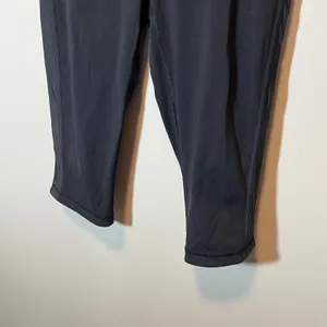 Lululemon‎ Black Squad Goals High Rise Cropped Leggings Training Yoga 10 thumbnail 3