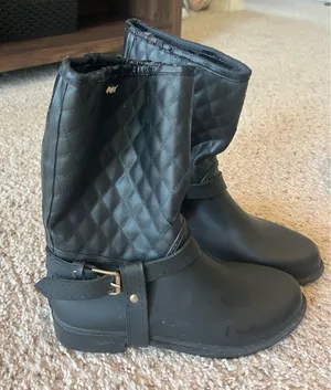 Pajar black rain boots  thumbnail 1
