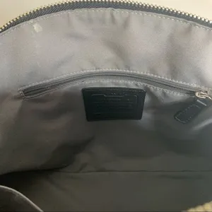 Coach‎ Cora Peyton Black Saffiano Leather Domed Satchel thumbnail 14