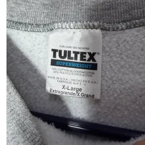 Vintage Tultex Ugly Christmas‎ Sweatshirt Gray XL Made in USA 90s thumbnail 5