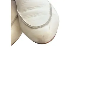Madewell The Frances Skimmer Mules Leather Slides Beige Size 6 thumbnail 6