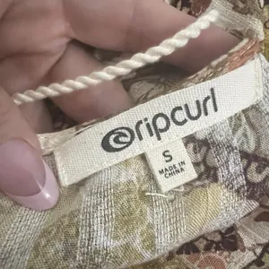 NEW Rip curl Tassel Bell Sleeve Top Blouse SMALL Boho Beach Surf Rust NEW thumbnail 7