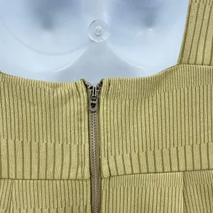 Hello Molly Give Me One More Minute Midi Dress NWT US 2 XS Olive Green‎ Low Back thumbnail 7