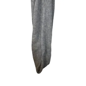 Abercrombie & Fitch Gray Wool Blend Loose Knit Scarf Women OS thumbnail 6