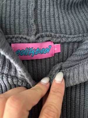 Edikted Wynter Oversized Knit Hoodie thumbnail 4