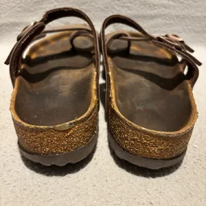 Birkenstock Mayari Open Toe Slide in Brown Sandals‎ Women’s size 8 thumbnail 5