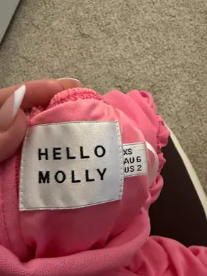 Pink Hello Molly Strapless Cut-out Mini Deess thumbnail 5