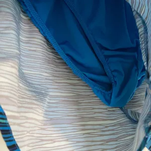 NWOT | Nike women’s blue print running‎ active shorts — small thumbnail 3
