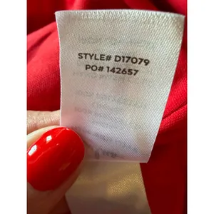 Lulus Chasing Desire Satin Jacquard Maxi Dress Women XL‎ Red Floral One Shoulder thumbnail 11