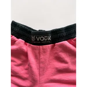 VOUK Limited Edition Womens Pink Athletic Shorts Black Trim‎ Size Medium thumbnail 3