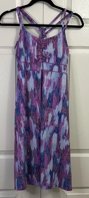 Marmot Purple and Blue Patterned‎ Dress thumbnail 1