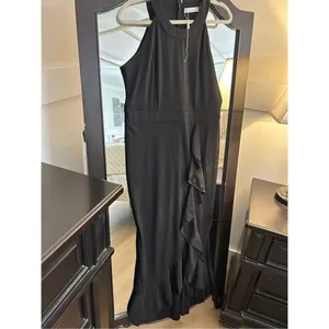NEW Black Halter Formal Mermaid Maxi Dress 18 thumbnail 4