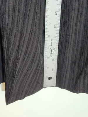 Lulus Black Pleated Maxi Skirt Size Medium NWT thumbnail 9