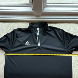 NWT Adidas Aeroready Black 1/4 Zip Long Sleeve Pullover Shirt size XL thumbnail 12