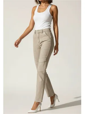 AGOLDE Cooper Cargo Jeans, Drab, 29” thumbnail 2