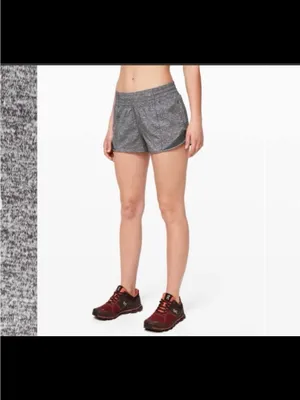 Lululemon Hotty Hot High-Rise Lined Short 2.5" Heather Lux Multi thumbnail 2