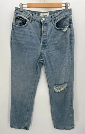 Reformation Womens Mid Rise Relaxed Jeans Size 28 Organic Cotton‎ Sustainable thumbnail 1