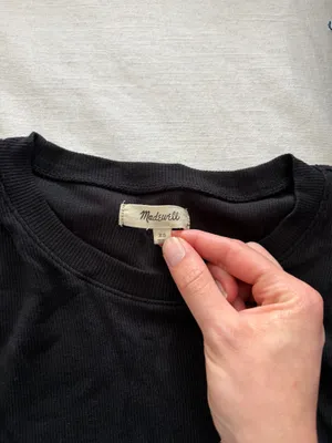 Madewell Brightside Finerib Long Sleeve Tee thumbnail 3