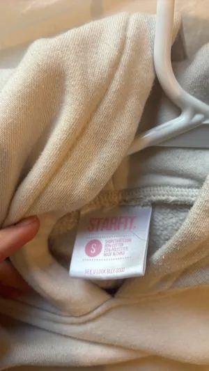 Starfit Boutique Lightning Bolt Sweatshirt White thumbnail 3