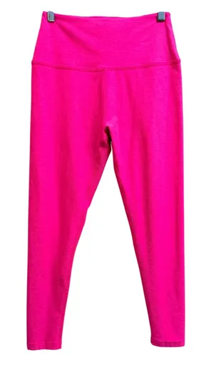 Beyond Yoga 7/8 Leggings Electric Pink Space Dye Womens Large High Waisted‎ thumbnail 1