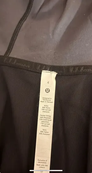 Lululemon Black Racerback Tank Top thumbnail 3
