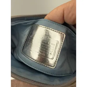 Coach Amanda‎ Satin Women's Wristlet Gray 42032 K thumbnail 6