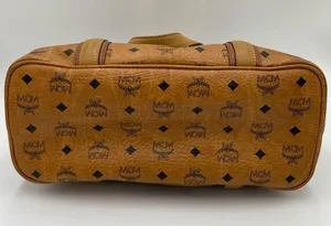 MCM VISETOS SHOPPER COGNAC MEDIUM thumbnail 4