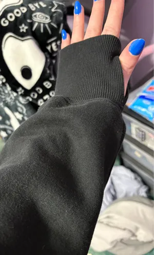 Black Sweatshirt Aerie OFFLINE by thumbnail 3