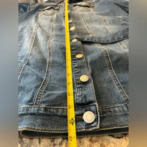 Denim Shirt Dress Plus Size 16 Stretch Belt Eloquii Sz 16 thumbnail 9