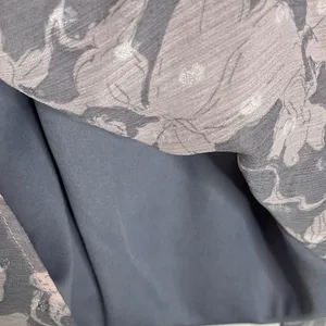 LoveStitch Pink and Grey Floral Sheer Blouse L thumbnail 13