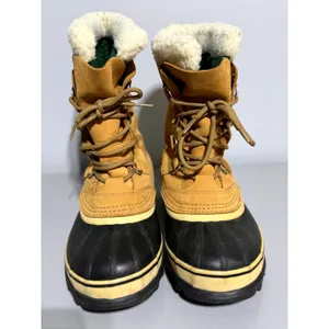 SOREL Caribou Women's 7.5 Buff Waterproof Leather Snow Winter Boots NL1005-280 thumbnail 2