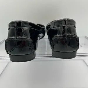 Franco Sarto Shiloh Women’s Size 8 Black Patent Leather Leopard Loafers New thumbnail 6
