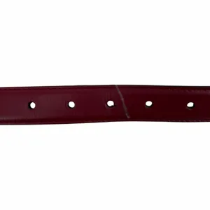 Gucci Interlocking GG Logo Leather Belt Russet Red Size 80cm/ 32in thumbnail 9