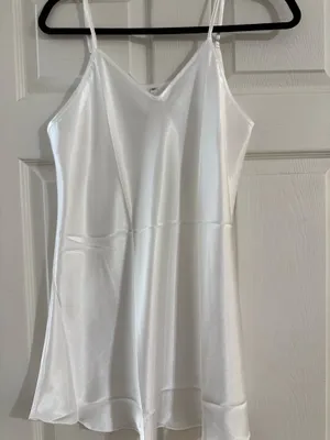 Bridal Getting Ready Slip White Size M thumbnail 3