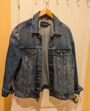 Calvin Klein Women's Blue Oversized Trucker Jacket M thumbnail 1
