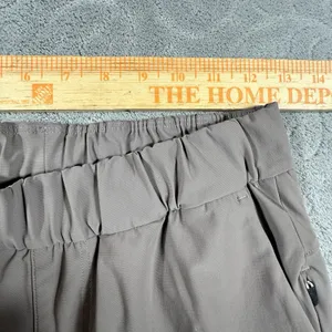 Vuori Miles Ankle Pants Women XS Chia Brown Tapered Joggers Zip Pocket Travel thumbnail 9