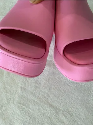 Steve Madden Pink Platform Slide Sandals Size 7 Chunky Comfort Slides thumbnail 8