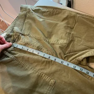 Madewell Griff Tapered Fatigue Green Cropped Cargo Pants Size 34 thumbnail 9