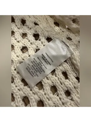 89th + Madison Cream Open-Knit Cardigan XL thumbnail 4