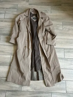 Gallery Taupe Trench Coat thumbnail 1