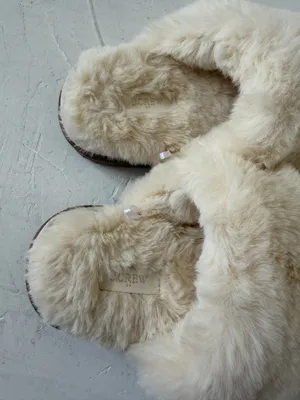 J CREW Cable-knit scuff slippers Size 8 NWOT thumbnail 4