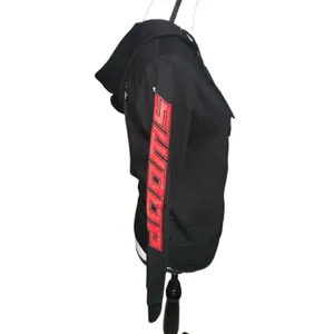 Independent Trading Company Swoop Motorsports Black Zip-Up Hoodie Sweatshirt Unisex XS thumbnail 3