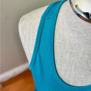 Disney Parks Athletic Performance Racerback Mesh Tank Top Teal Size S thumbnail 11