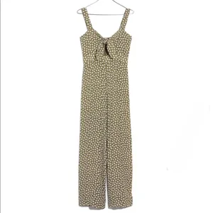 Plumeria Green Floral Cutout Romper thumbnail 3